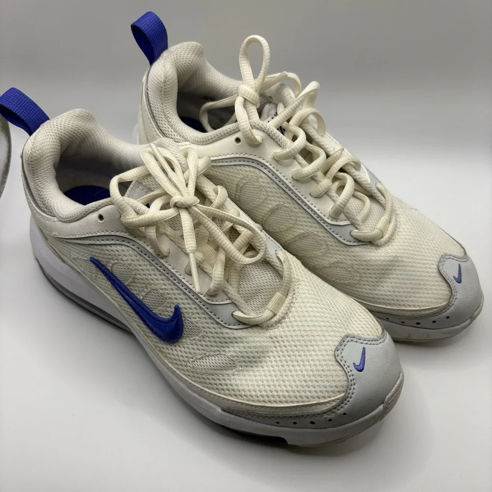 Nike Air Max AP Shoes Womens Size 7 Sail White Ultramarine Sneakers CU4870-111